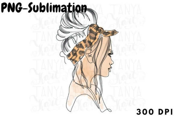 Fashion Girl Mom Life Leopard: Bold Graphics & Illustrations