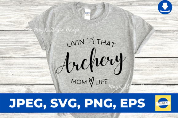 Livin That Achery Mom Life: Graphics & Print Templates
