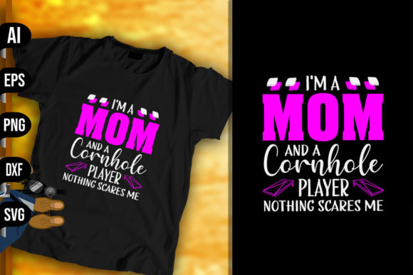 Mom Cornhole Graphics & Print Templates Review