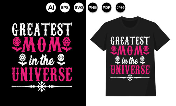 Mom T-shirt Design 2: Graphics for Print Templates