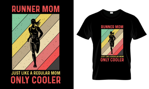 Runner Mom Graphics for Print Templates